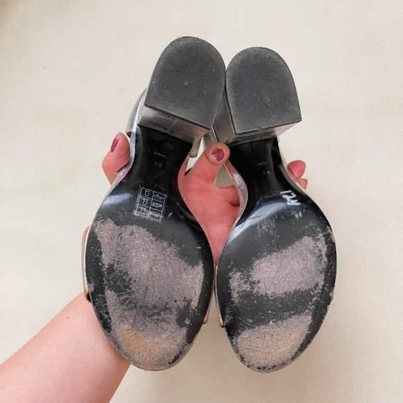 Alexander Wang Abby Silver Sandals - Picture 6 of 8